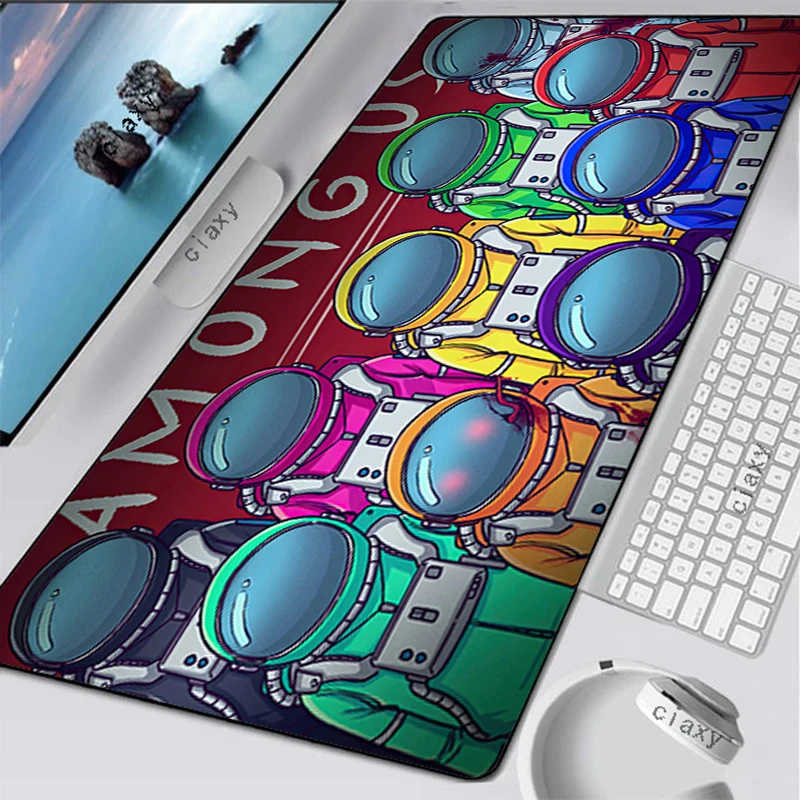 

Mouse Pads Mousepad Gamer Cartoon Space Astronaut Pad Cute Gaming Keyboard Kawaii Anime Accessories Hot Mause Gamers Mausepad Xl