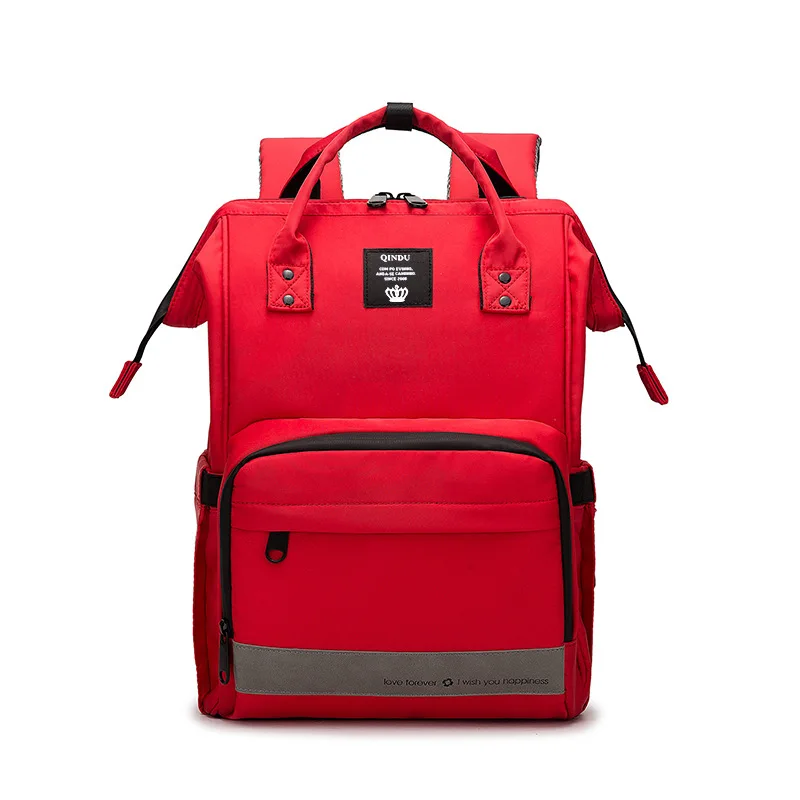 Модная сумка для мам рюкзак детской коляски многофункциональная большая емкость