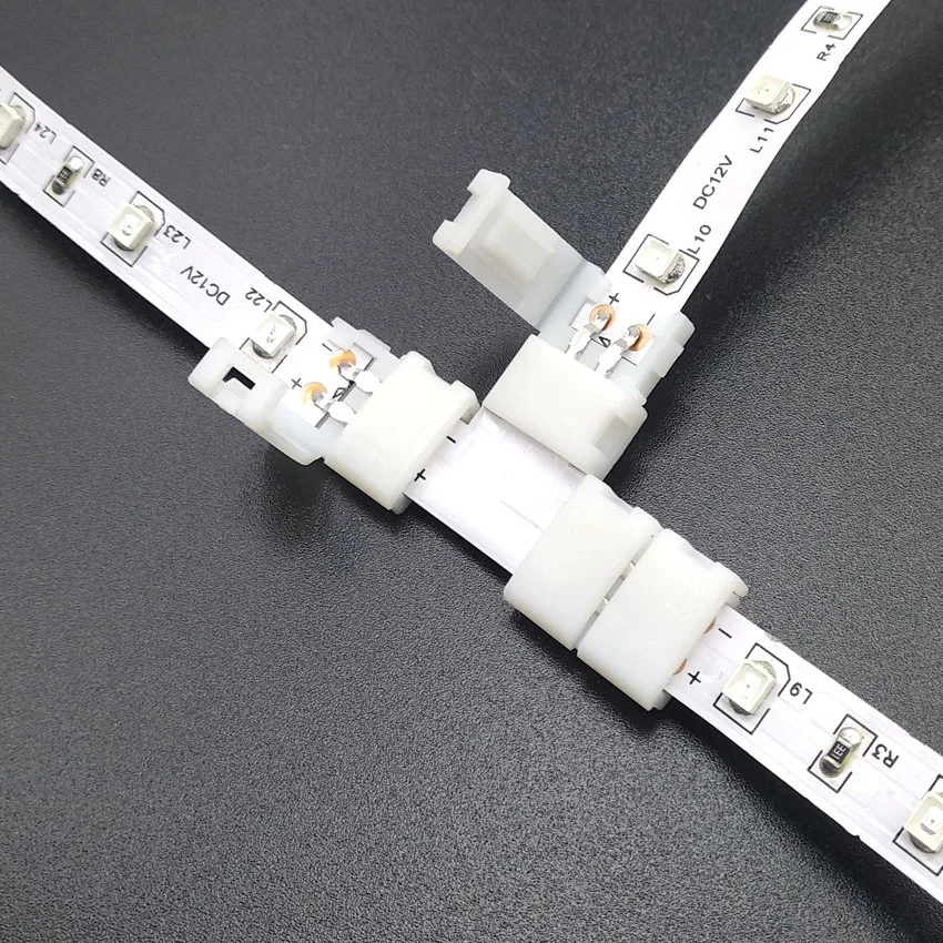 Хит продаж Светодиодная лента разъем 2pin 4 /5pin 10 мм L форма/T Форма/X форма бесплатный