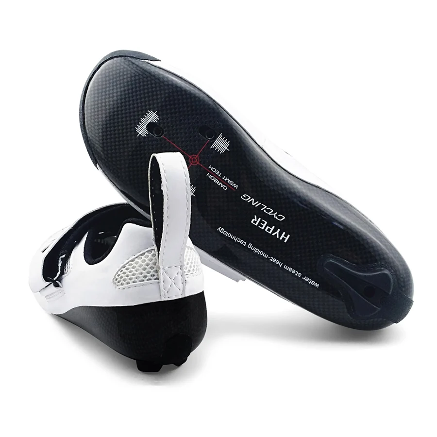 Оригинальный Hyper триатлон велосипедные туфли тепла для видеосъемки из углеродного волокна шоссейный