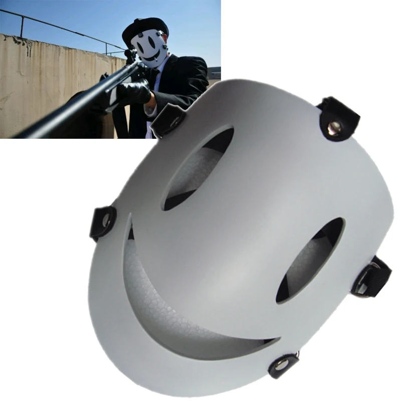 

Tenkuu Shinpan High-Rise Invasion Cosplay Mask Resin White Mask Japanese Samurai Costume Props Anime character