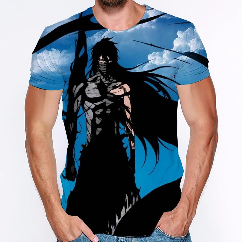 

Anime BLEACH Men T Shirt 3d Print Summer Casual Women T Shirts Hip Hpo Streetwear Cool Short Sleeve Fashion T-shirts Bleach 2021