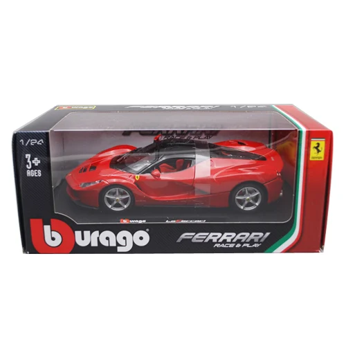 Bburago 1/24 масштаб 1:24 Ferrari Laferrari Супер гоночный спортивный автомобиль литый под