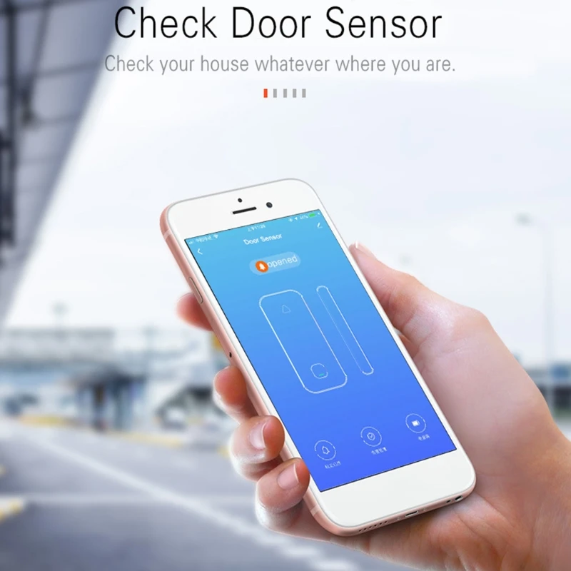 Датчик контактов для умного дома двери окна беспроводные оповещения детектор