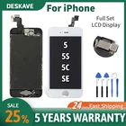 AAA Полный комплект для сборки ЖК-дисплея для iPhone 5 5C телефон ЖК-дисплей сенсорный экран дигитайзер Полная замена Pantalla + Главная Кнопка + камера