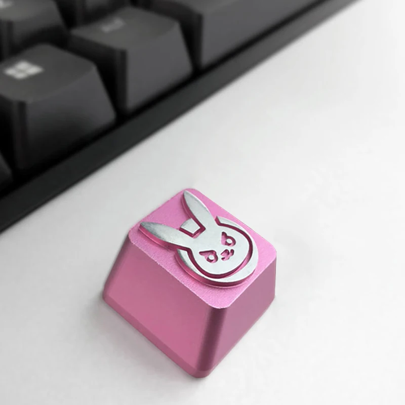 [HFSECURITY] DVA розовый цветной 3D алюминиевый ключ D. Колпачки для механической