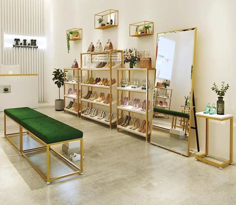 Полка для обуви стеллаж выставки товаров обувь пола до потолка полка обувного