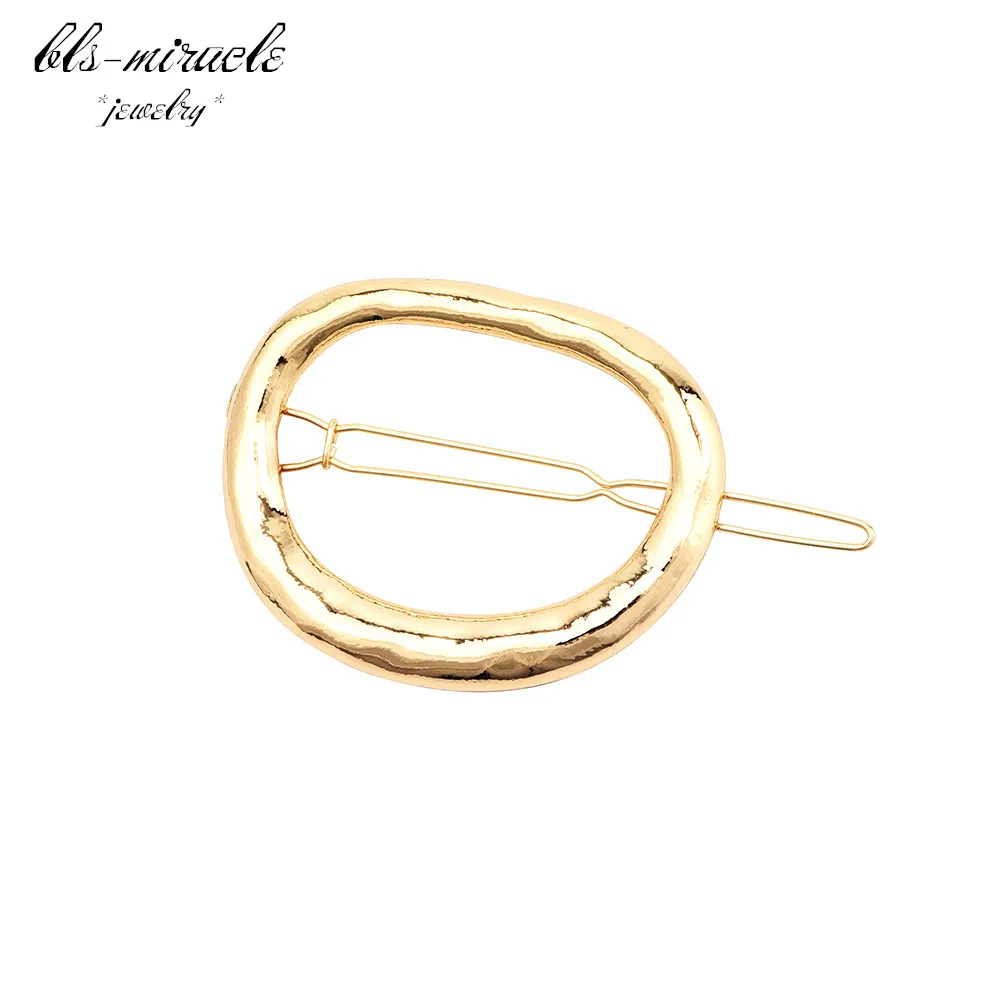 Bls-miracle Горячая новинка модный сплав золотого цвета геометрический головной убор