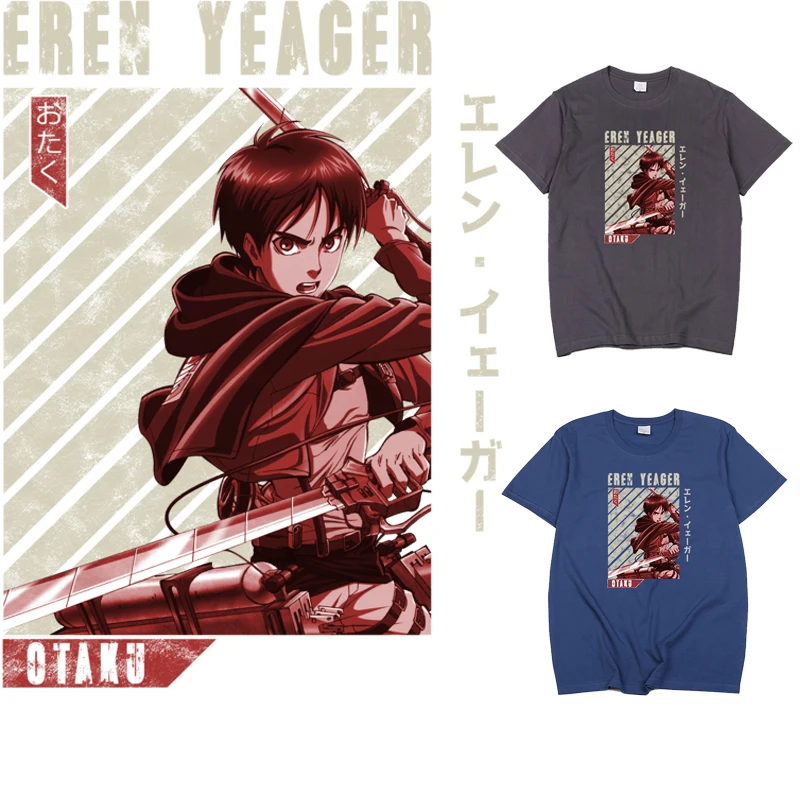 

Футболка с рисунком из аниме «атака на Титанов»
