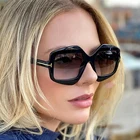 Солнечные очки JackJad в винтажном стиле женские, модные крутые нестандартные солнцезащитные аксессуары в квадратной оправе TATE 02, 2021, 9096