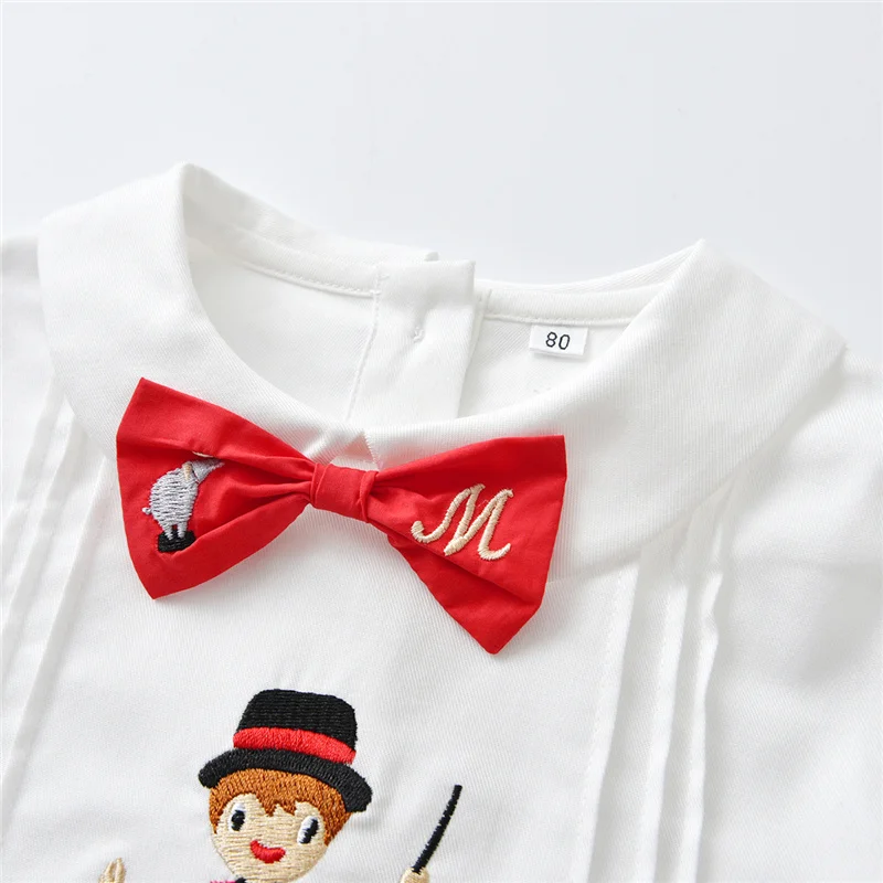 Детская эксклюзивная одежда для маленьких мальчиков на день рождения с вышивкой