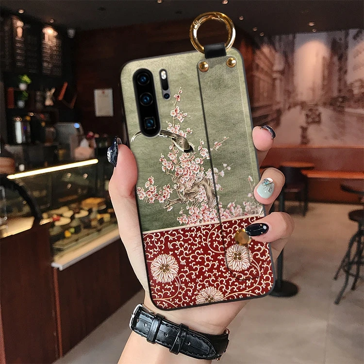 Pattern B 3D рельефный чехол для huawei Коврики 30 20 Pro Lite 20X P30 P20 Nova 5T 3e 3i Honor V30 20 9X 8X Max 7X 7C 10 Крышка наручный ремень Funda - Цвет: Pattern B