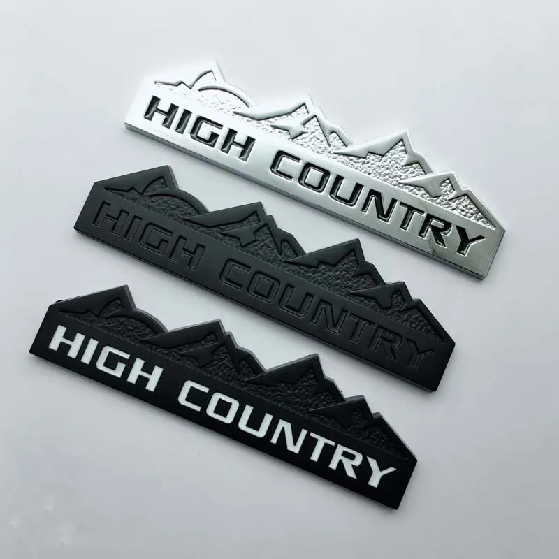

Snow Mountain HIGH COUNTRY Car Badge Emblem Decal Sticker For Jeep Wrangler JK Compass Grand Cherokee Patriot Liberty Renegade