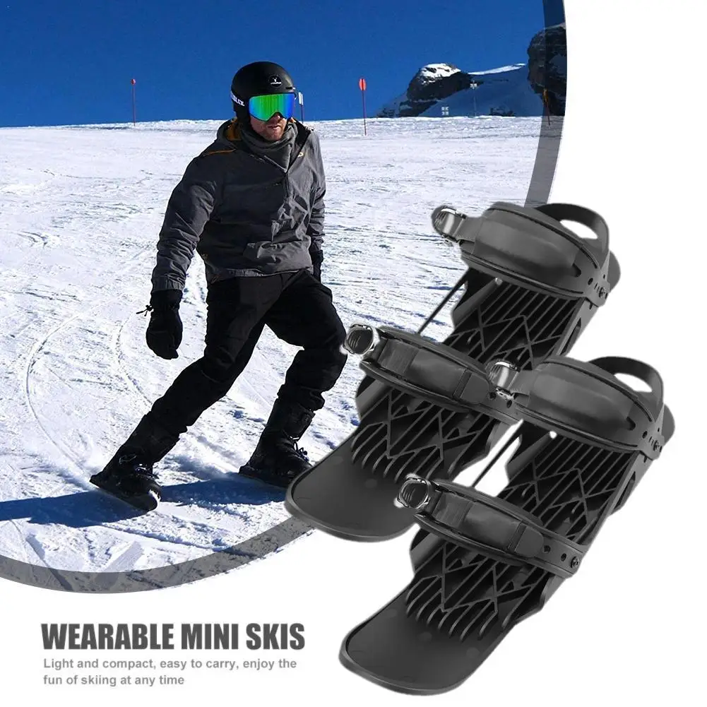 

Уличные Мини-коньки для катания на лыжах, регулируемые завязки, обувь для сноуборда, портативная обувь для катания на лыжах, уличные упражне...