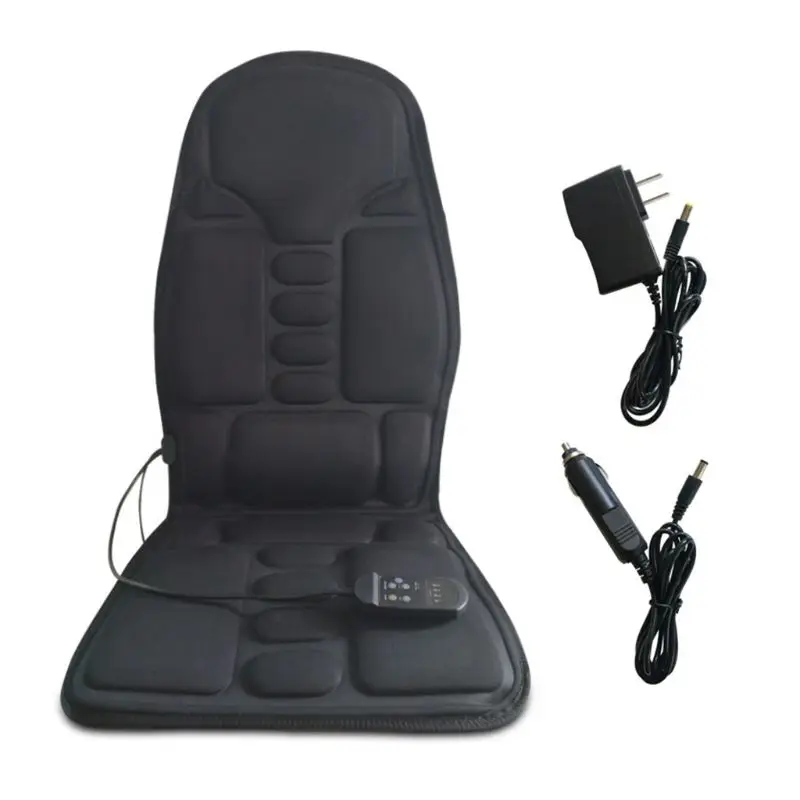 

Electric Massager Chair Massage Electric Car Seat Vibrator Back Neck Massagem Cushion Heat Pad For legs Waist Body Massageador