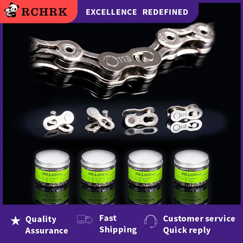 Комплект замков для велосипедной цепи комплект из 5 звеньев быстрого крепления