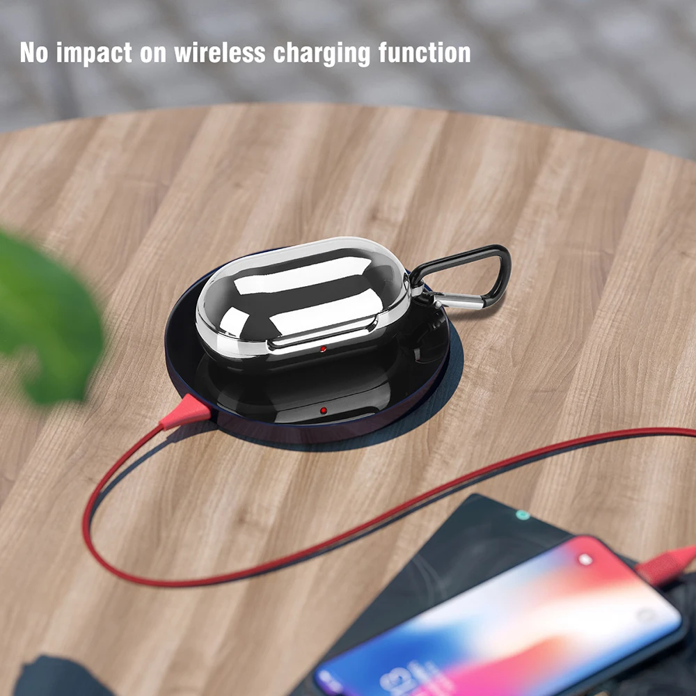 Силиконовый чехол для Samsung Galaxy Buds спортивный наушников ударопрочный защитный