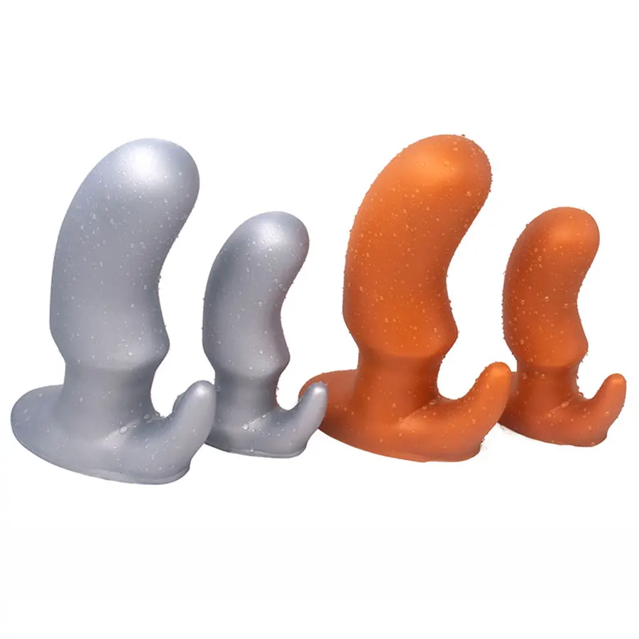 Анальная пробка с двойной стимуляцией супер огромная Стимуляция клитора точки G