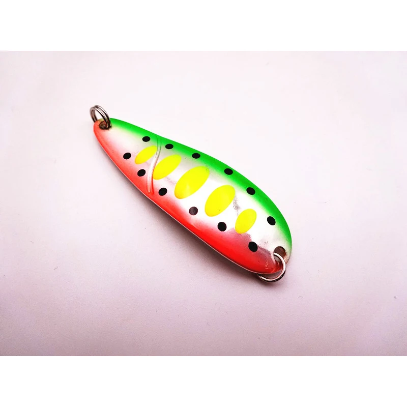 Хорошо! Рыболовная приманка медная блесна с серебряным покрытием 11 5 г 65 мм