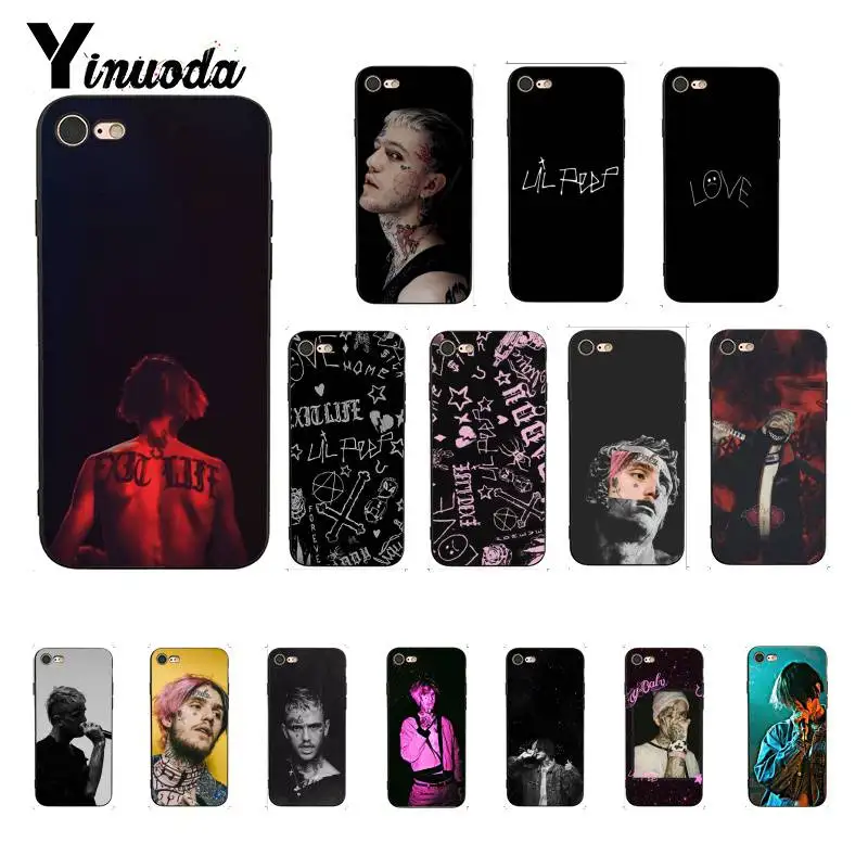 Yinuoda Lil Peep Lil Bo Peep Красочный милый чехол для телефона iPhone 8 7 6 6S Plus X XS MAX 5 5S SE XR мобильный чехол