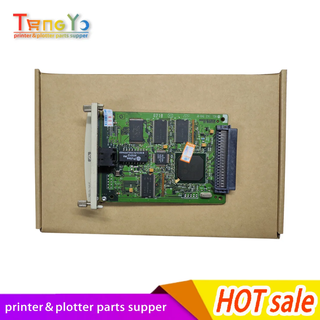 Сетевая карта для сервера внутренней печати JetDirect 610N J4169A 10/100tx Ethernet Детали