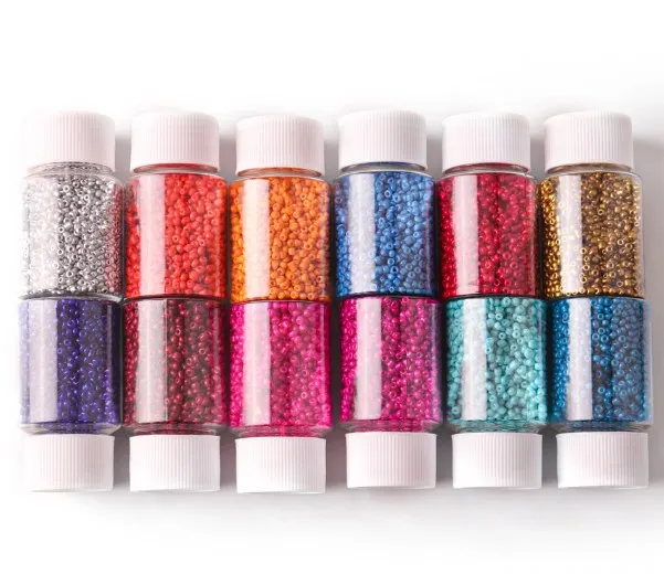 

Стеклянные бусины-разделители для ювелирных изделий, 2,5 мм, 2000 шт.