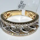 Женское кольцо с волнистым узором, вечерние ювелирные изделия из циркония в богемном стиле, гламурные Аксессуары для девочек