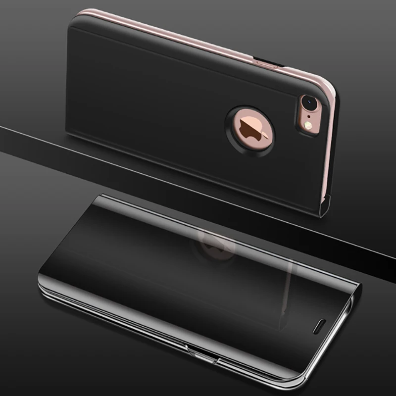 3 Зеркальный кожаный чехол-книжка чехол для iphone 6 7 8 plus X XS Max XS XR с подставкой для iphone 11 pro max xi 5,8 6,1 6,5 Дюймов - Цвет: 3