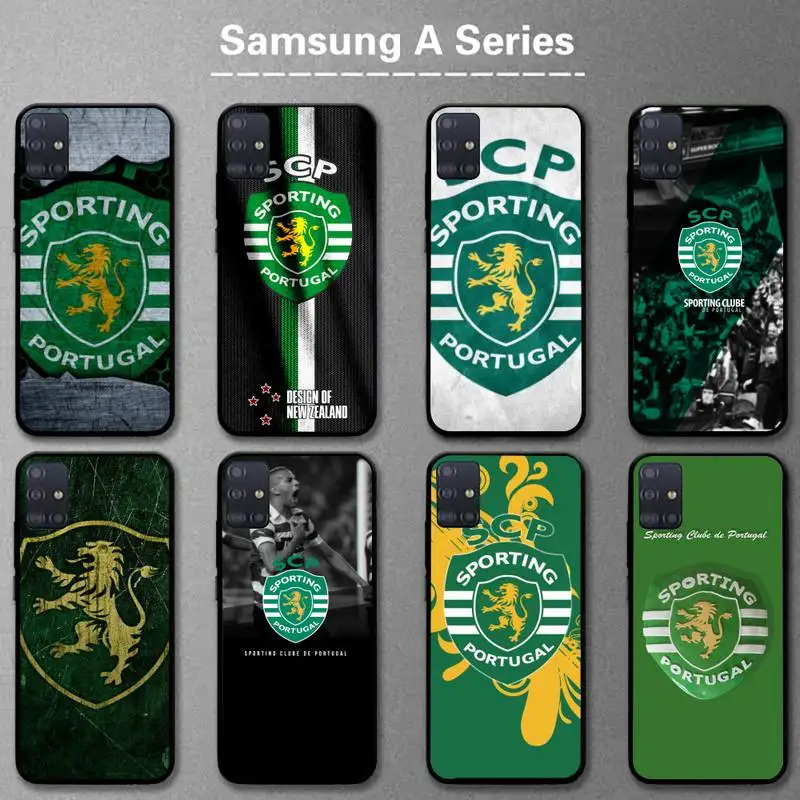 

design Sporting Portugal Phone Case For Samsung A6 A7 A8 A10 A11 A20 A21 A30 A31 A40 A50 A70 A80 A91 Plus S E Cover