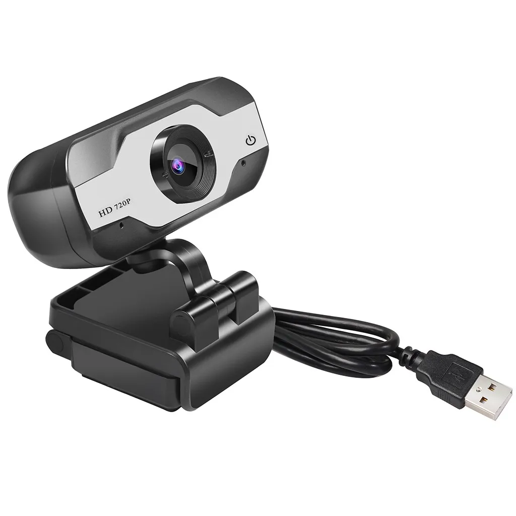 Белый черный цвет 720P HD 1 м мегапикселя USB2.0 веб камера с микрофоном клип on для