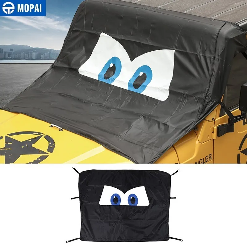 Солнцезащитный козырек для лобового стекла автомобиля MOPAI Jeep Wrangler 1997 2018 защита от