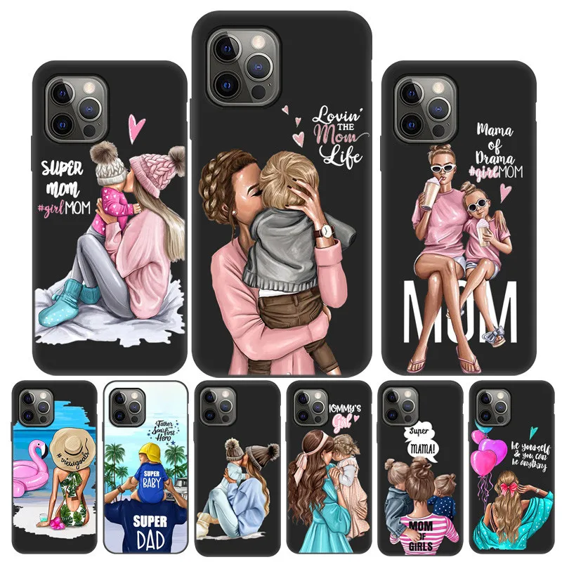 Чехол для iPhone 11 12 Pro Max Модный чехол телефона мам Super Mom iPhone11 13 7 8 Plus XR XS X SE 2020 2022 6S Mini |