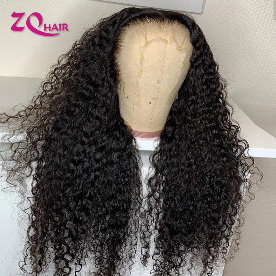 

Afro Curly Lace Front Wig Remy Brazilian Kinky Curly Human Hair Lace Frontal Wigs for Black Women 28 30 32 34 Inch Pre plucked