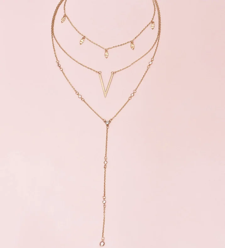 

Crystal Pendant for Women Vintage Charm Necklace Party Jewelry Exquisite Gift