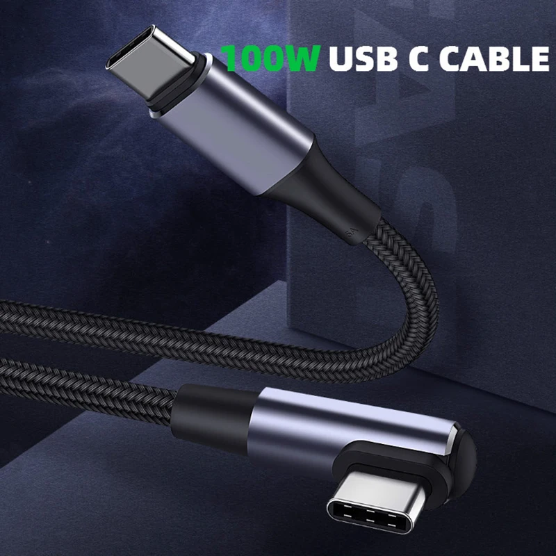 

USB Cable Type C To Type-C 60W 100W Fast Charging Cable For Mac Huawei Xiaomi Samsung Laptop Charge 4.0 High Speed Transmission