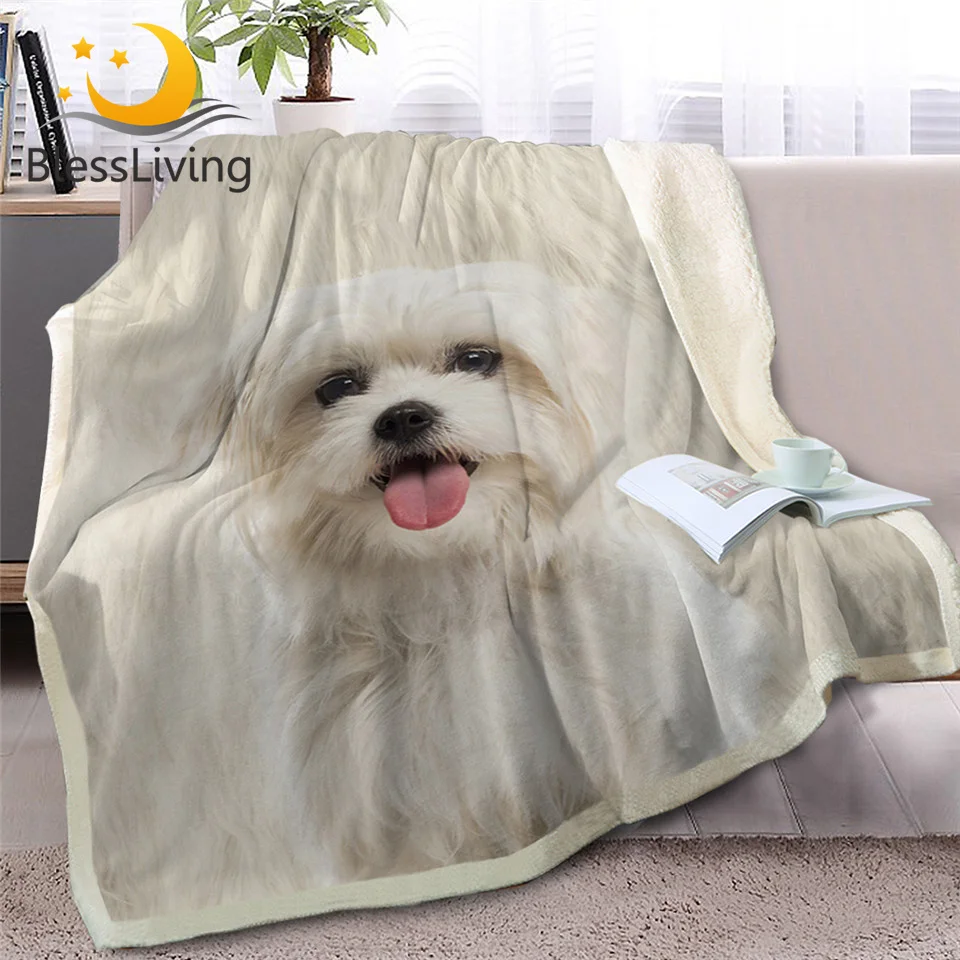 Online Custa de lançamento para cama 3d, cobertor para cama impressão de pelo de cachorro, fina e de pelúcia