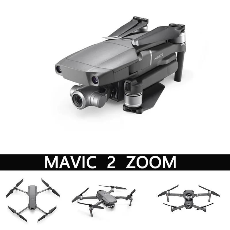 Дрон DJI Mavic 2 Zoom радиус 8км камера 4К HDR от Hasselblad с однодюймовым CMOS сенсором