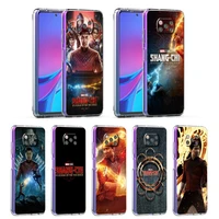 clear case for xiaomi mi poco x3 nfc m3 pro f3 gt f1 x2 silicone shell 11 lite 11t 10t 9t soft phone cover marvel shang chi sac