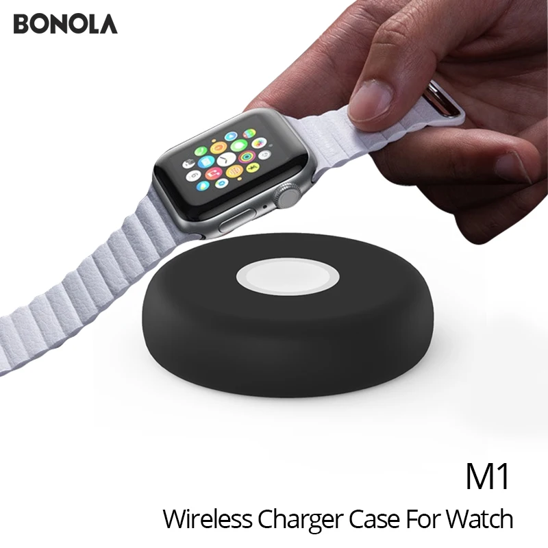 Зарядная док станция Bonola для iWatch5/4/2 чехол беспроводного зарядного устройства