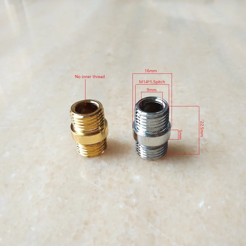 2 шт./лот dia16 мм с внутренней резьбой металлическая полая трубка внутренняя зубная