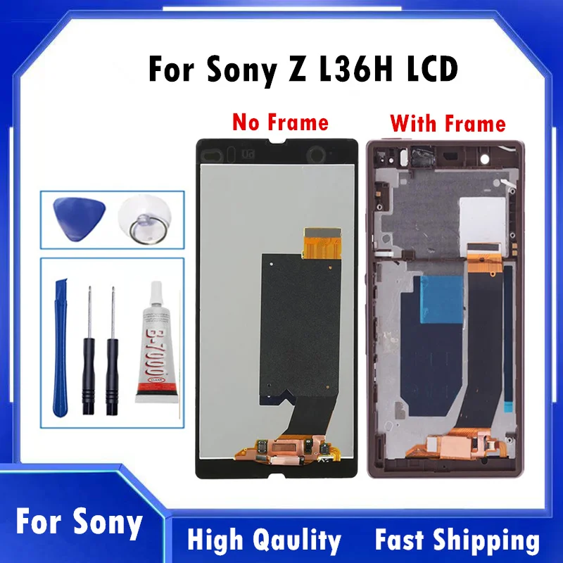 ЖК дисплей 5 0 дюйма для Sony Xperia Z L36h C6601 C6606 C6603 C6602 C660x с дигитайзером и датчиком в