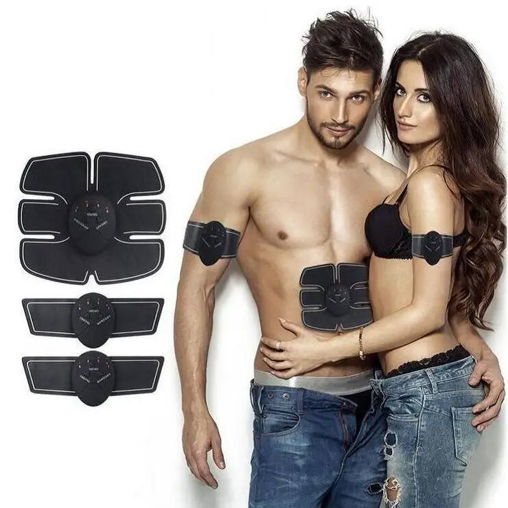 Электрический стимулятор мышц беспроводной для фитнеса тренировки живота