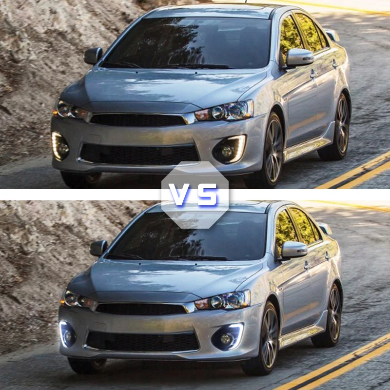 1 пара противотуманных фар для Mitsubishi Lancer 2016 2017 2018 2019 12 В светодиодные дневные