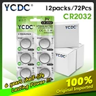 6 шт.карты CR2032 аккумулятор BR2032 DL2032 EA2032C ECR2032 L2032 CR 2032 литий-ионный 3 в кнопочный элемент монета литий-полимерный литиевый аккумулятор