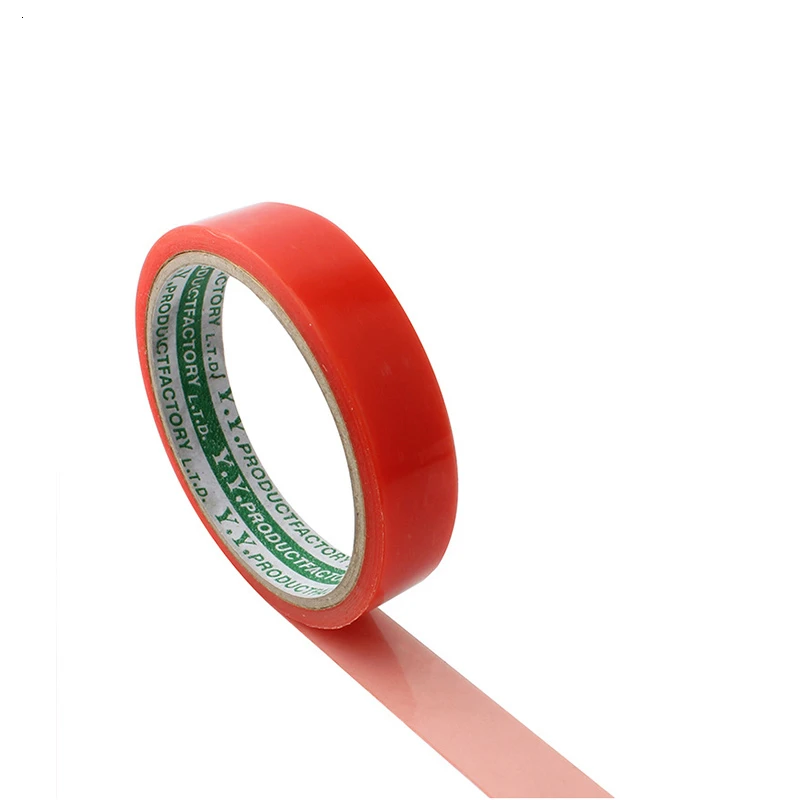 Велосипедная лента Красная 5 м длина двусторонняя клейкая Bick наклейки слезные