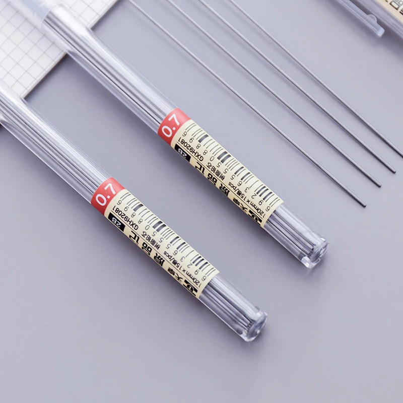 5 Sets Automatically Pencil Refills 0.7mm Lead School Stationery Mechanical Replacement Office Stationery|Механические