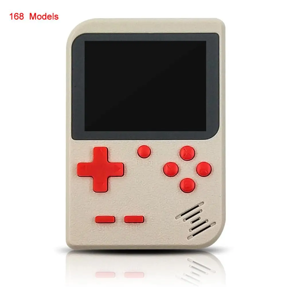 White 168 Встроенный 400 игр ручной Ретро игровой консоли мини TFT экран USB зарядка портативная Ретро портативная игровая консоль - Цвет: White 168