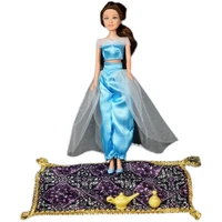 childrens play house anime figure toy doll western princess and magic blanket set toys aladdin magic lamp for girls kids gifts