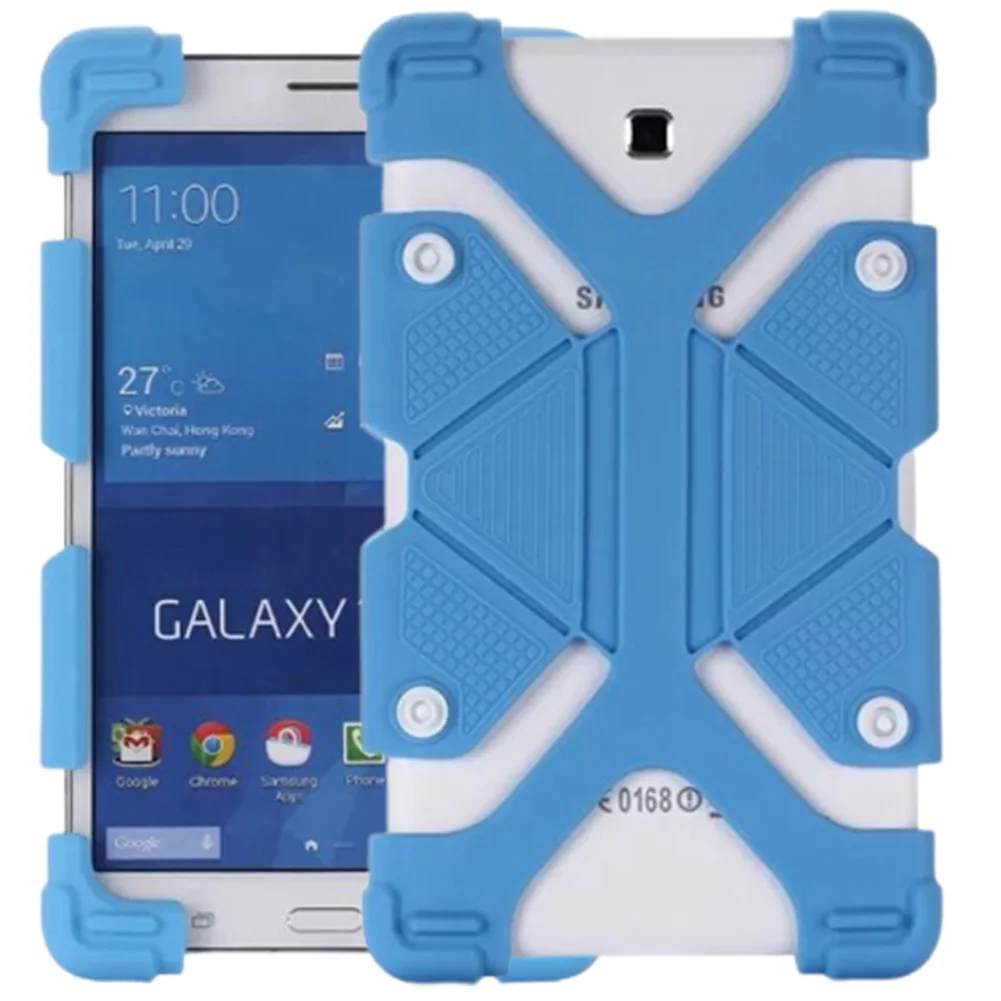 Универсальный чехол для планшетного ПК 7 8 дюймов гибкий силиконовый