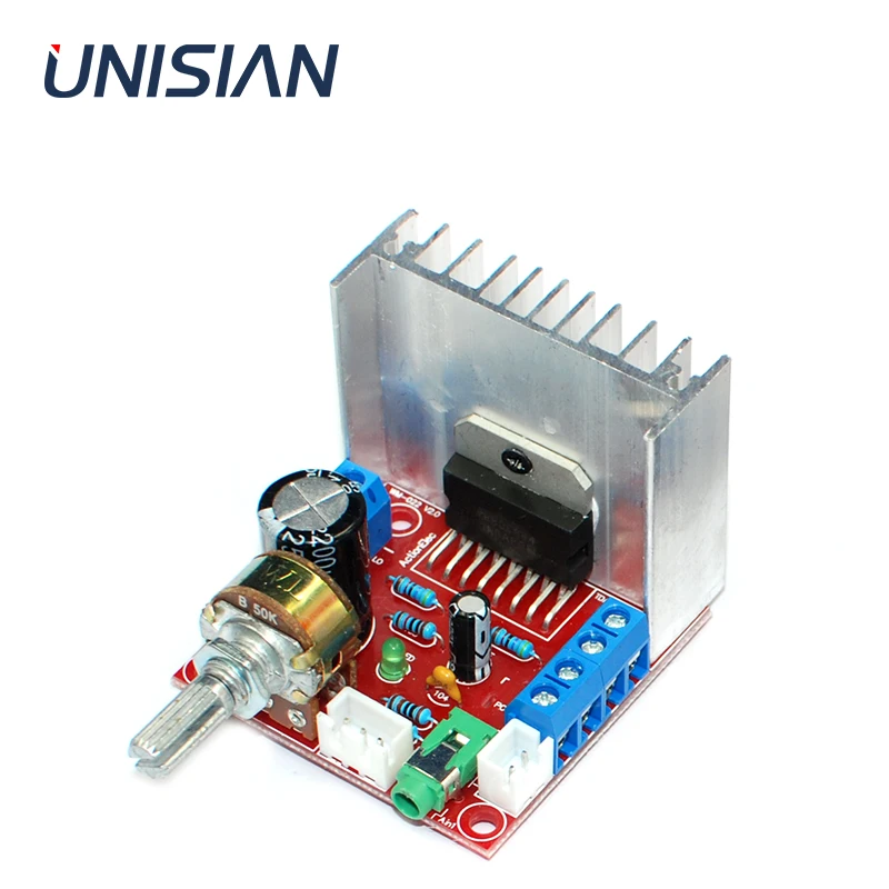 Плата аудио усилителя мощности UNISIAN TDA7297 2 0 2X15W каналов стерео цифровой усилитель